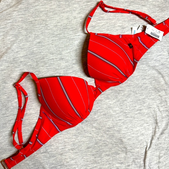 La Vie en Rose Aqua Bikini Top - Picture 1 of 7